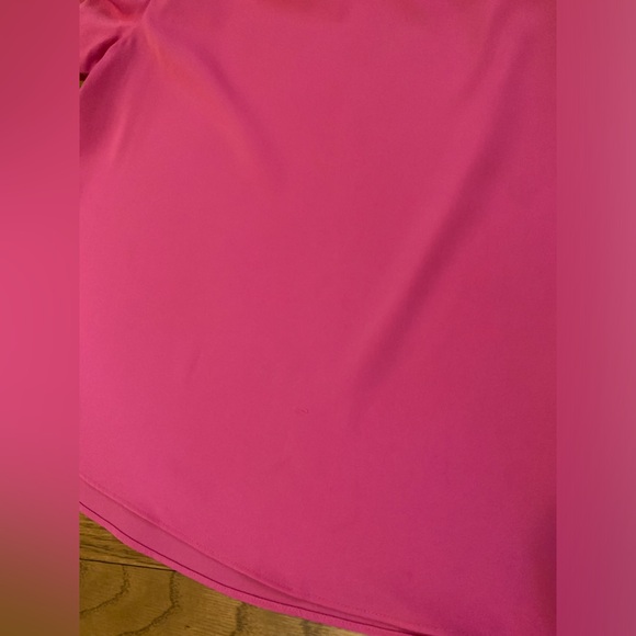 Crewneck short sleeve blouse pink size M - Picture 11 of 11